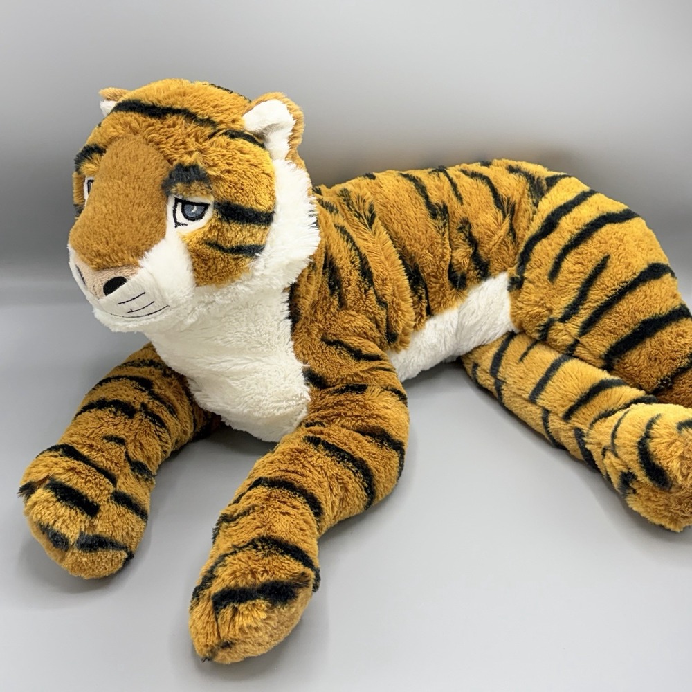 IKEA Tiger Plush Stuffed Animal Toy Djungelskog Brown/White/orange 24" Large